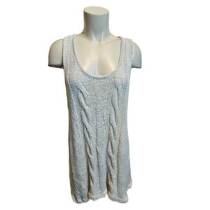 Decree knit and sheer tank top. XL